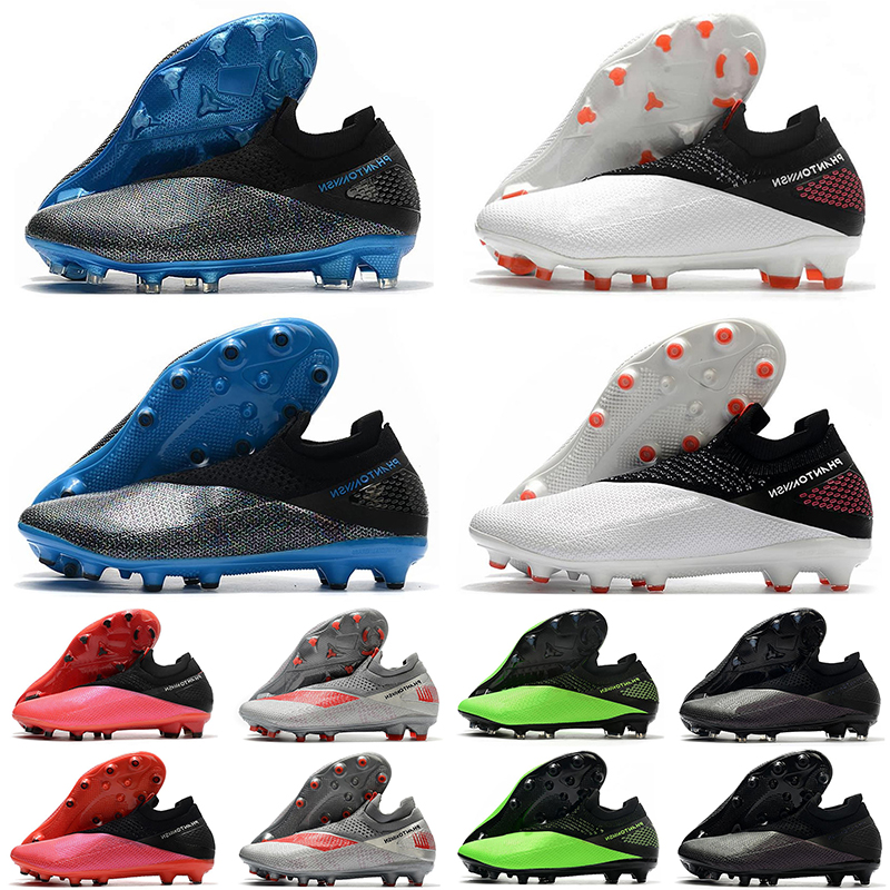 

Phantom shoes VSN 2 Vision II Elite DF FG AG PRO chuteiras hypervenom Future DNA Mens High Ankle Soccer Cleats Football Shoe US6.5-11