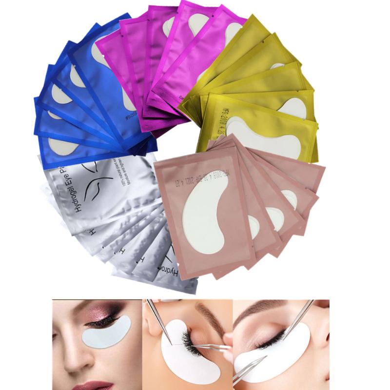 

100 Pairs Eyepads for Eyelash Extension Lint Free Eye Patches Under Eye Pads Lash Eyelash Extension Patches Sticker Makeup Tools