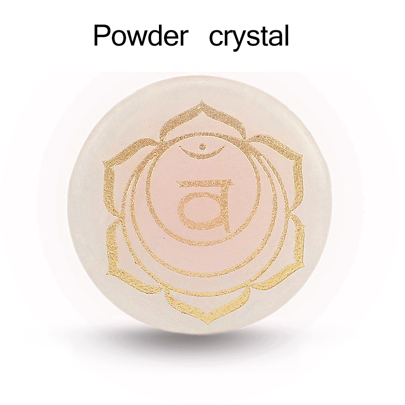 

jingzeyi stones set of polished palm stones natural crystals healing Chakra spiritual meditation set Energy balance round stone