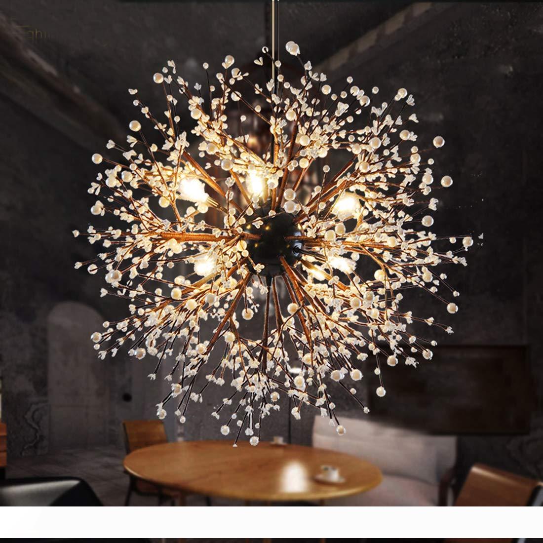 

vintage hanging lamp loft chandeliers led modern crystal firework pendant lighting ceiling light fixtures for resturant foyer dia.60 80 120