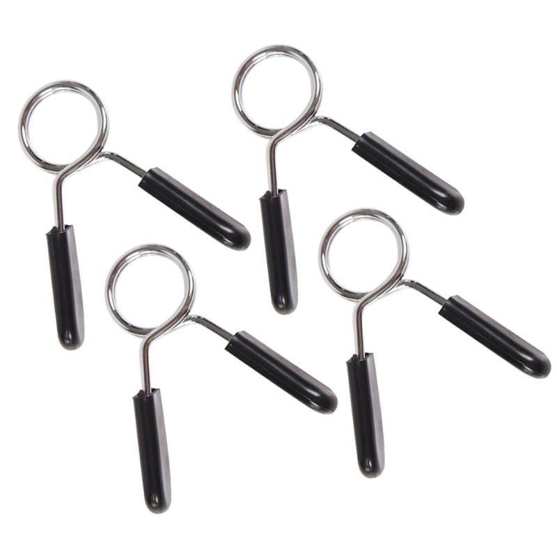 

4pcs Professional Spring Clip Efficient Clamp Anti-Loose Buckle Clamp For Dumbbell Barbell Fitness Equipment Accessories