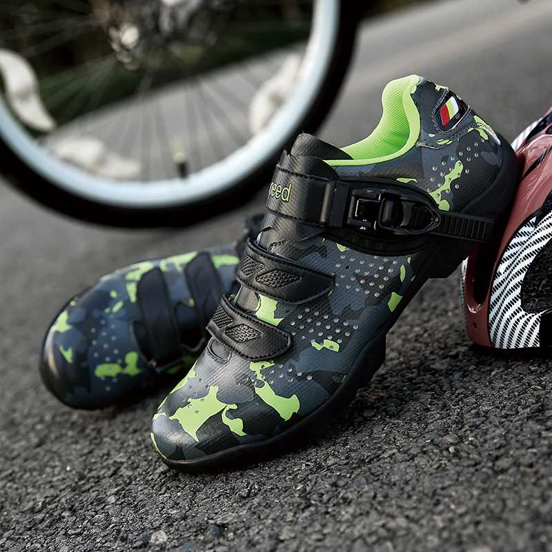 

New 2020! Upline men's road cycling shoes, ultralight road bike shoes, self-closing sneakers, professional breathable, Red