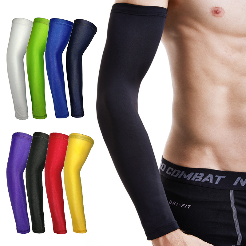 

1 Pair Arm Sleeves Summer Sun UV Protection Ice Cool Cycling Running Fishing Climbing Driving Arm Cover Warmers For Men Women, Yellow