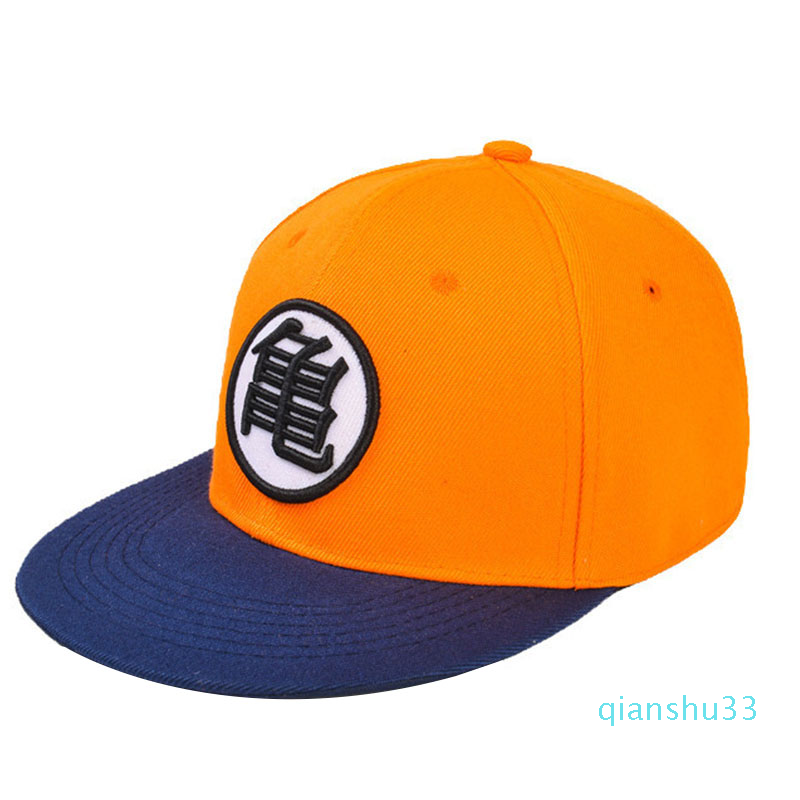 

Wholesale-Goku Boy Toy Hat Snapback Flat Hip Hop Caps, Red