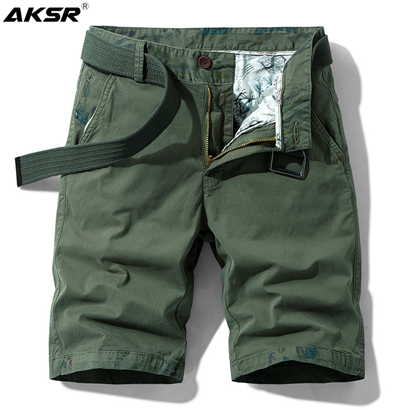 

2020 Men's Cargo Shorts Casual Summer Shorts Men Plus Size Knee Length Pants Men Summer pantalon corto hombre, Orange