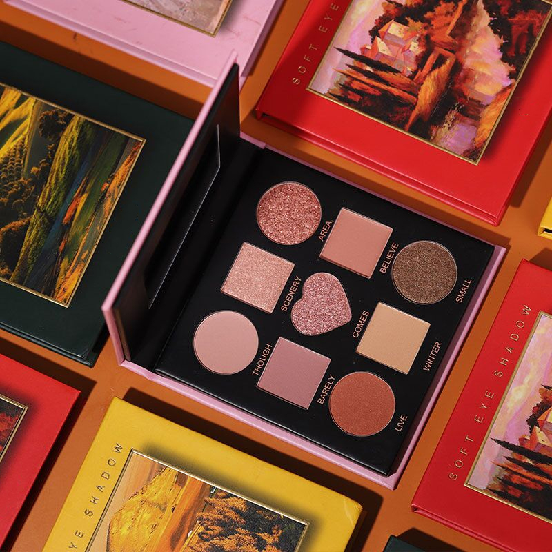 

Oil Painting Eyeshadow Makeup Palette Long-lasting Glitter Eye Shadow Palette Matte Eyeshadows Pingment Powder Beauty Cosmetics, Winter