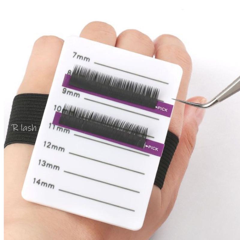 

1 pcs Acrylic Eyelash Pallet with Belt eyelash extension Holder Tablets Lashes