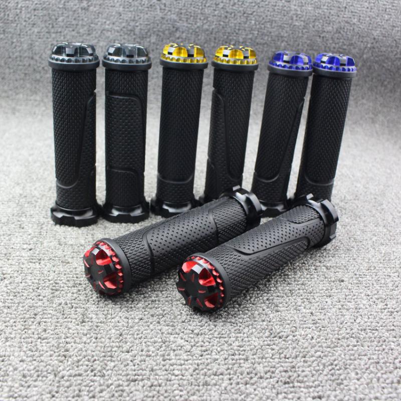 

7/8'' 22MM Universal Motorcycle Handle bar Caps / Handlebar Grips CNC Street & Racing Moto Racing Grips free shipping