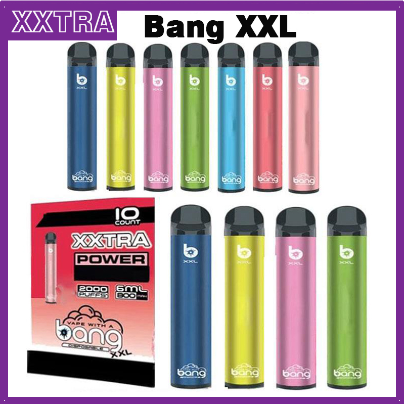 

Bang XL Disposable Battery 2000 Flow Vape Empty 800mAh Power Bar Pre-filled Device Pod XTRA Kits Vape Pen Pen VS 6ml XXL XXtra Plus Puf Wetn