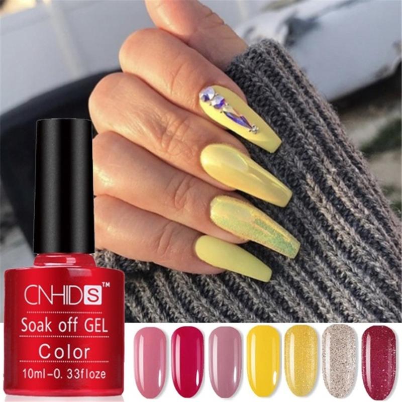 

10 ML Gel Polish UV LED Nail Varnish for Home Manicure 8 Colors Gel Lacquer Semi Permanent Paint Nail Art DIY Design Tools, A120