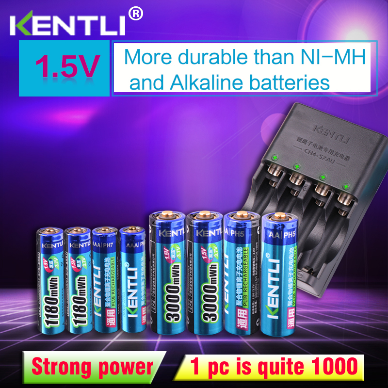 2020 Kentli 1 5v Aa Aaa Batteries Rechargeable Li Ion Li Polymer Lithium Battery 4 Slots Aa Aaa Lithium Li Ion Smart Charger Lj200901 From Jiao10 58 99 Dhgate Com
