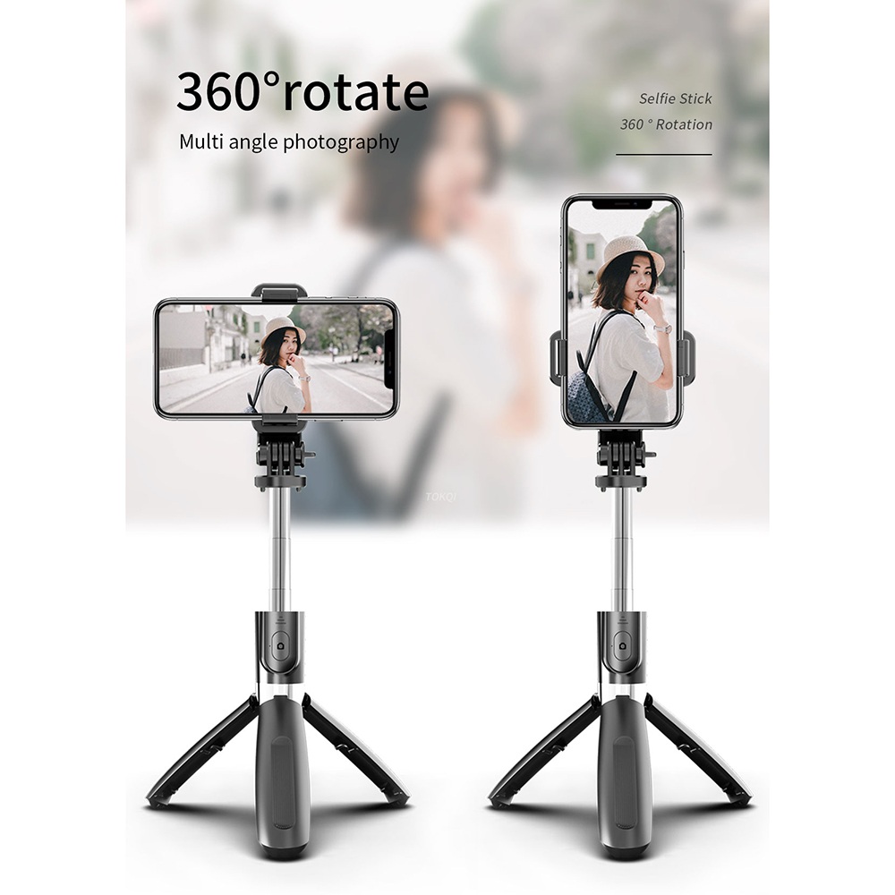 

Selfie Stick with Remote Control and mirror Wireless Bluetooth Portable Selfie Monopod With Retail Package