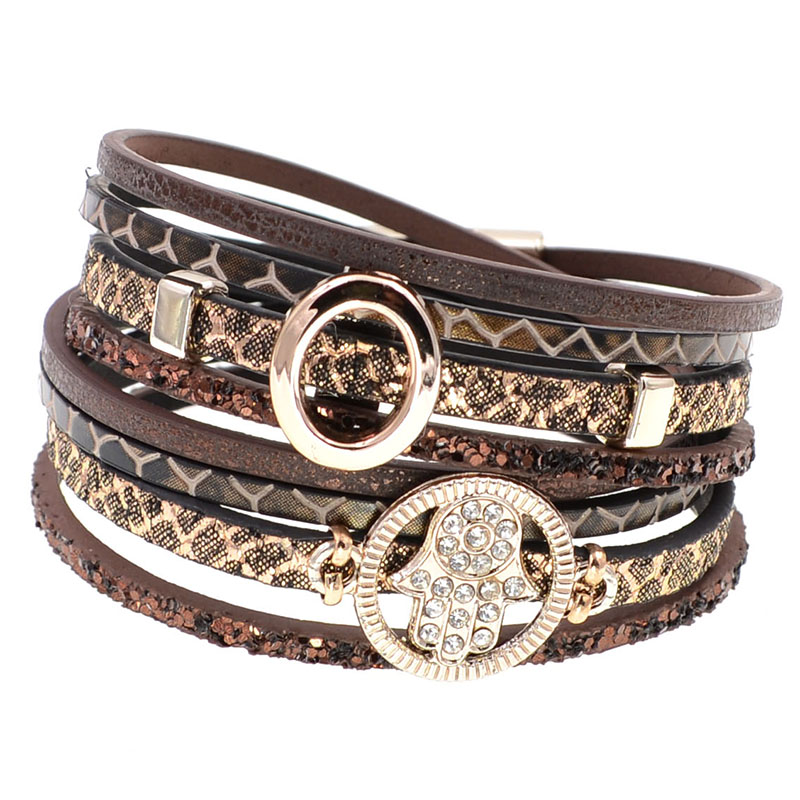 

leather bracelets for women metal charm bracelets & Bangles fashion female jewelry women bracelet gifts