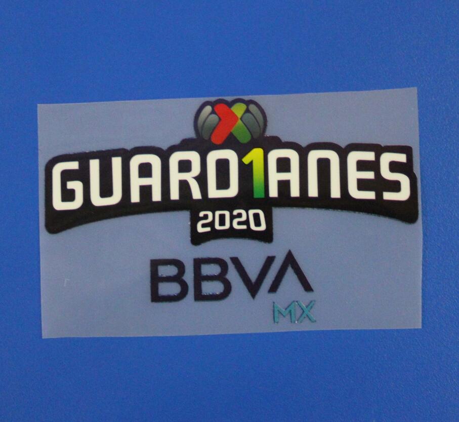 

2020 Liga MX Patch Guardo 1 Anes 2020 BBVA MX soccer patch plastic warpping Guardo1Anes Soccer badge free shipping