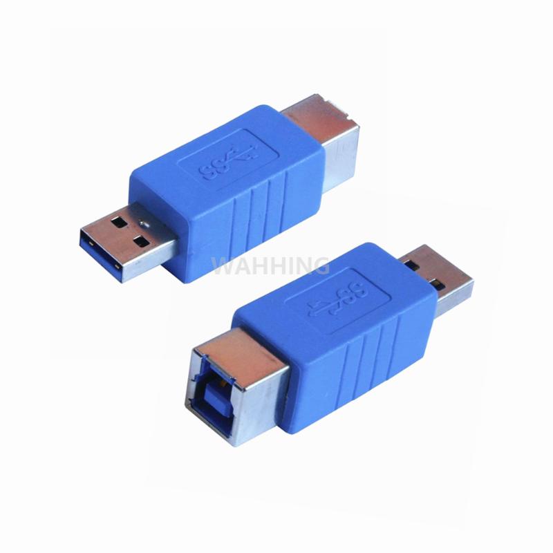 

New USB 3.0 A Male to USB B 3.0 B Female Cable Adapter Printer Scanner Extender Cable Converter Connector HY1519