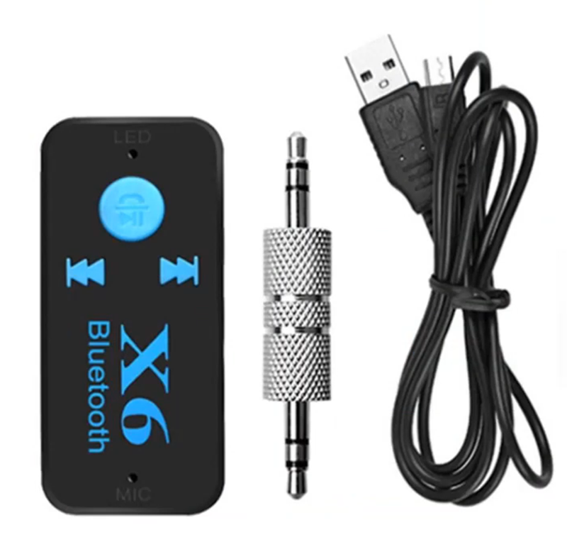 

Bluetooth AUX Mini Audio Receiver Bluetooth Transmitter 3.5mm Jack Handsfree Auto Car Kit Music Adapter AUX BlueiPhone