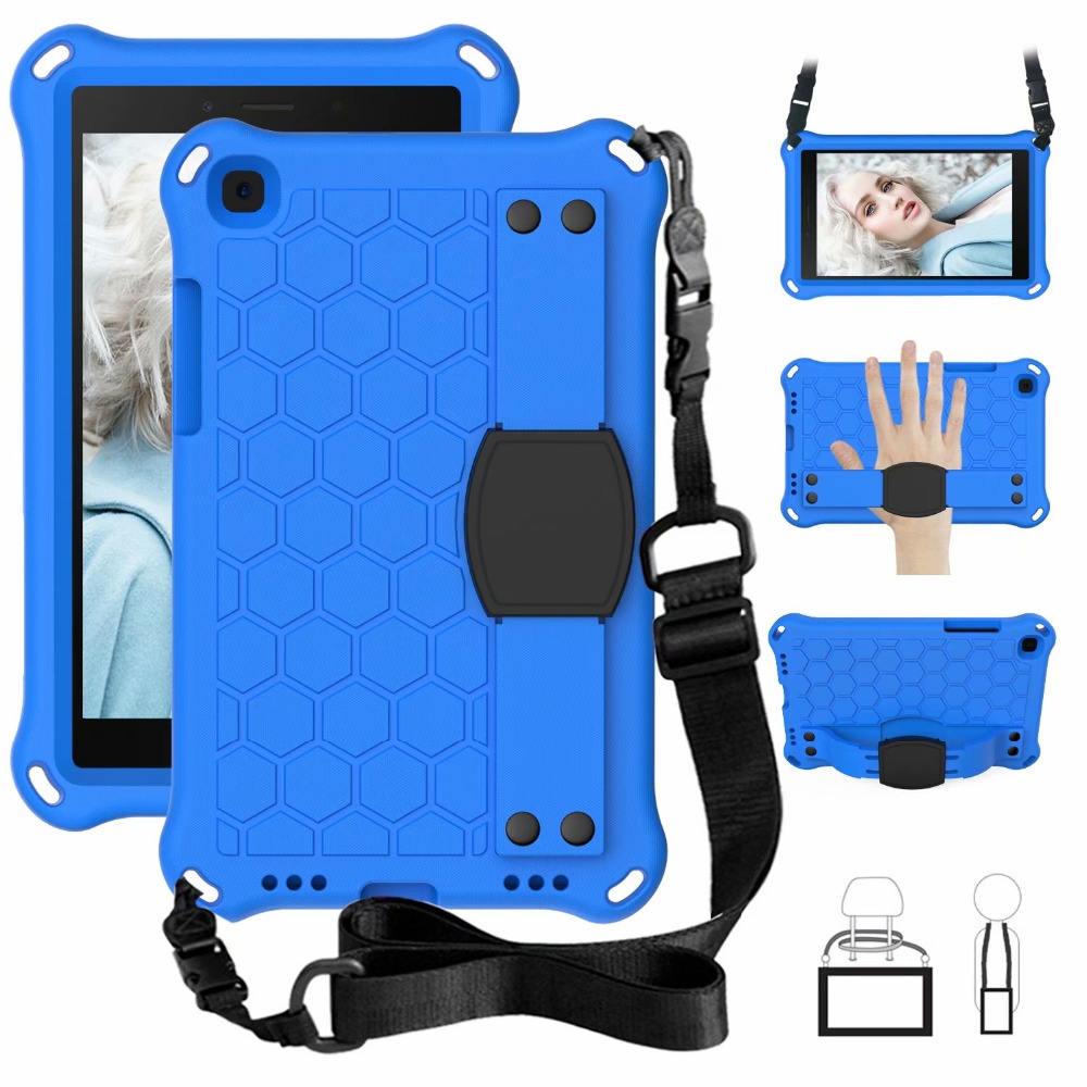 

Stand Cover case for Samsung Galaxy Tab A 8.0 2019 SM-T290 SM-T295 T290 T295 T297 Kids Safe Foam Shockproof Tablet Silicone