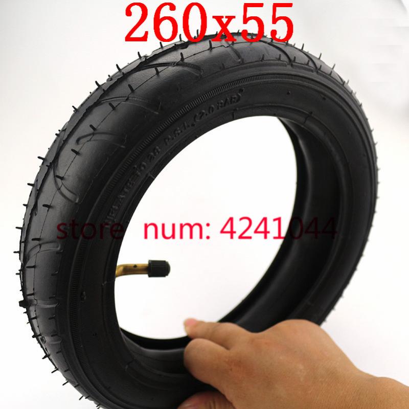 

Tires 260x55 tyre&inner tube fits Children tricycle, baby trolley, folding baby cart, electric scooter, children's bicycle