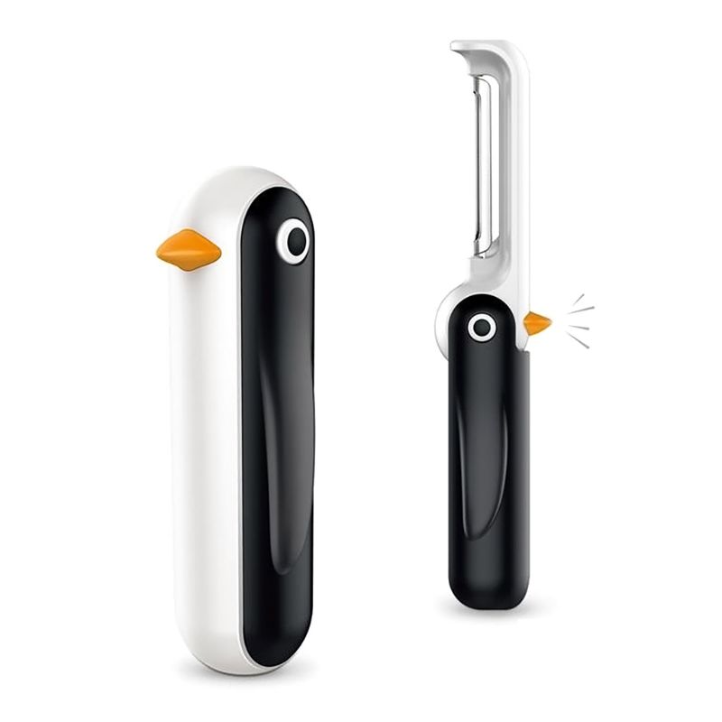 

Creative Penguin Shaped Stainless Steel Folding Fruit Vegetable Peeler Peeling Machine Home Kitchen Cutting Tools