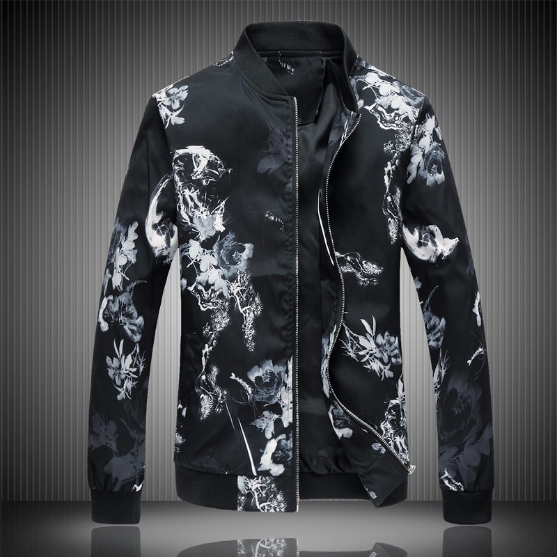 

2020 Spring Men's Jacket Prints, Plus Size Fashion Youth Jacket ,Summer Men's White Suits Coat M-5XL 6XL, 1725 style