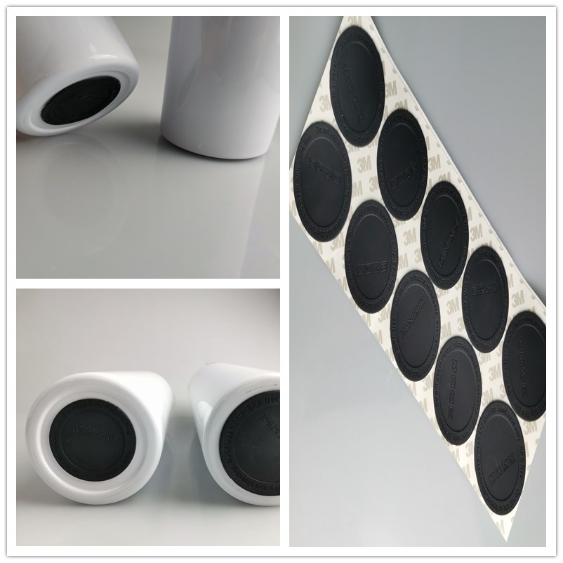 

3M Self Adhesive Rubber Coaster pad for 15oz 20oz 30 ounce Tumblers Pastable Cups Rubbers Bottom Protective Bottle Stickers