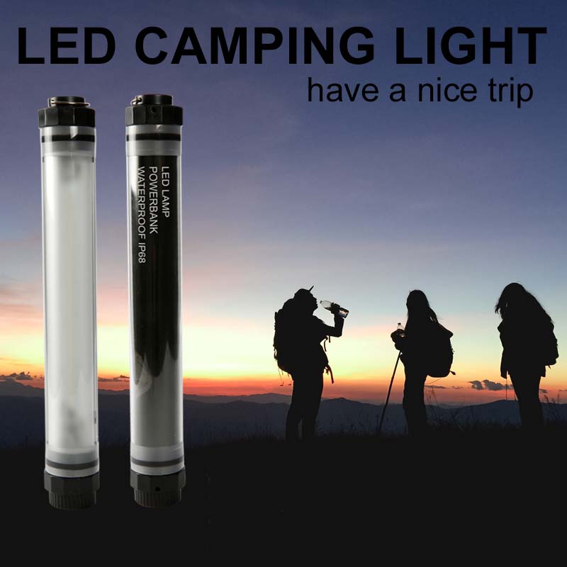 

3.7V 10400mAh Camping Light IP68 Water Resistance USB Rechargable Dimmable Emergency Camping Tent Light for Hunting