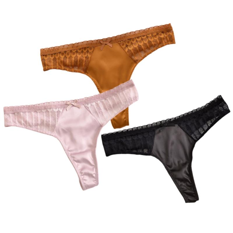 

G-String Thong Women T-Back Underwear Panties Sexy Underwear For Women, Set of 5pcs