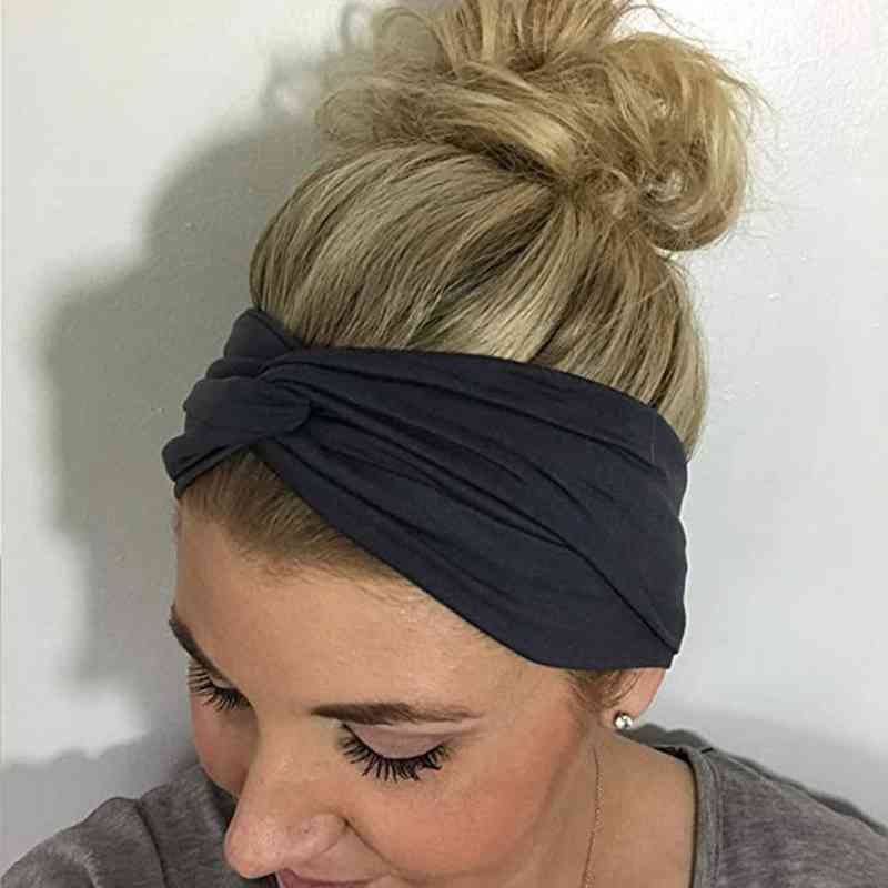 

Women Cross Knot Headband Leopard Stretch Hair Band Girls Twist Elastic Hairband Yoga Turban Bandage Hair Accessories