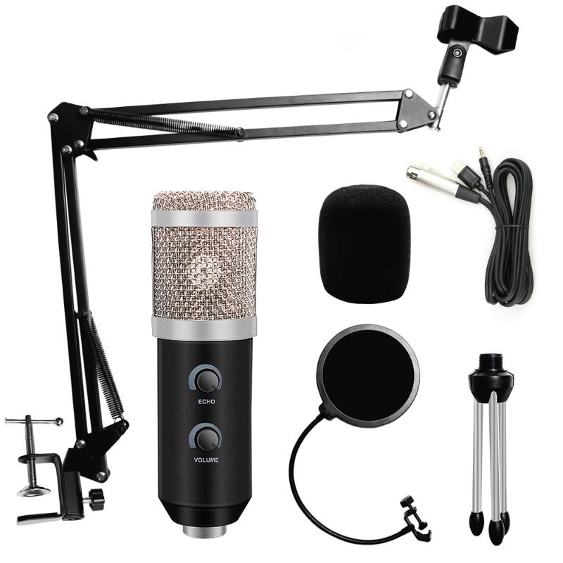 

bm800 Condenser USB Microphone bm 800 Microphone for Computer Echo Adjustment Recording for Youtube Gaming Video Live