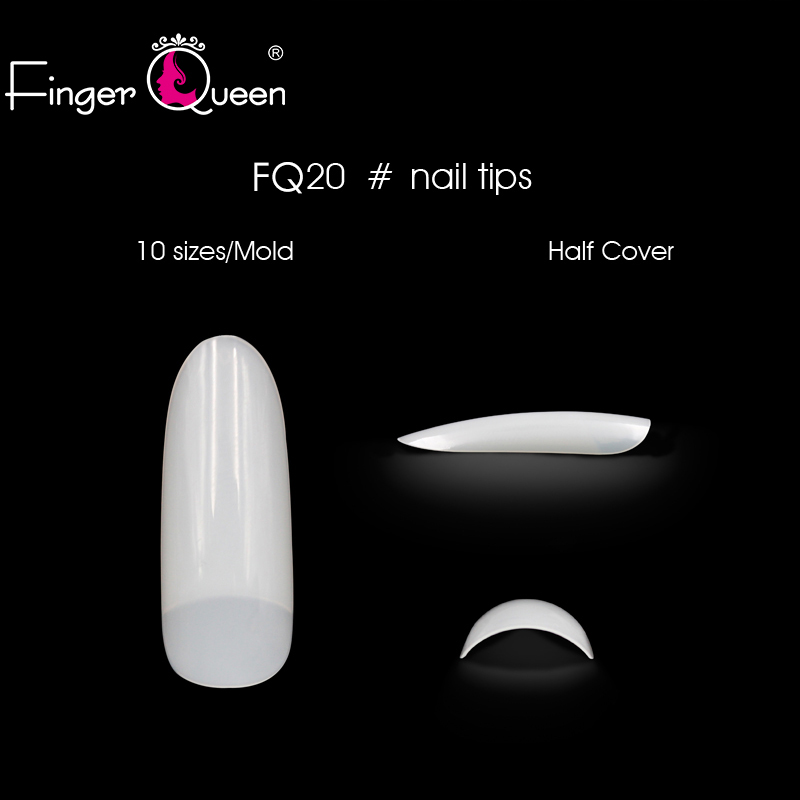

False Nails 500p Stiletto Claw Tips Half Cover Sharp Nails Manicure Acrylic UV Gel Natural