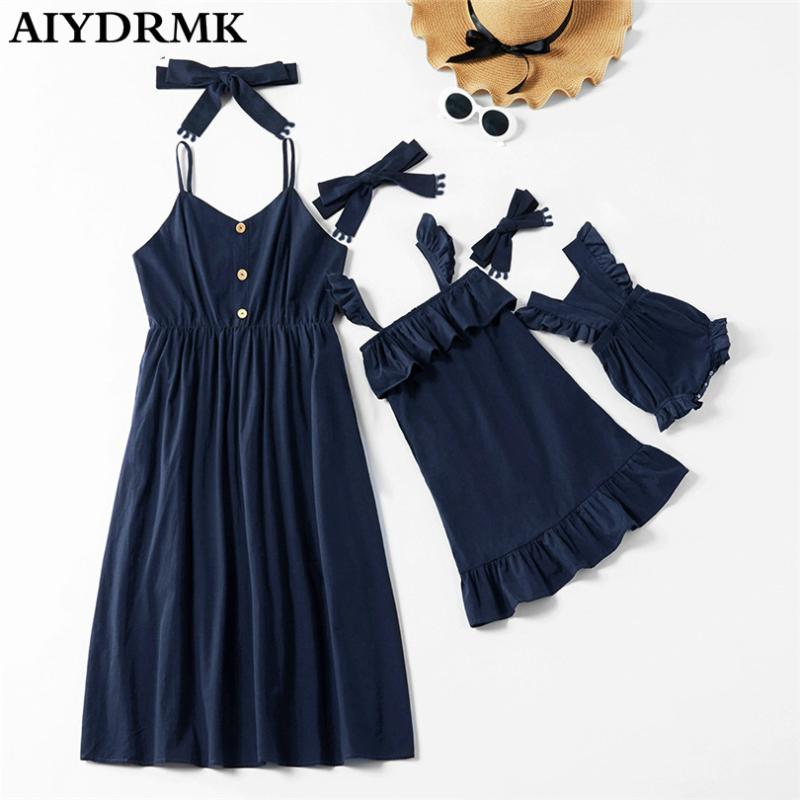 blue mommy and me dresses