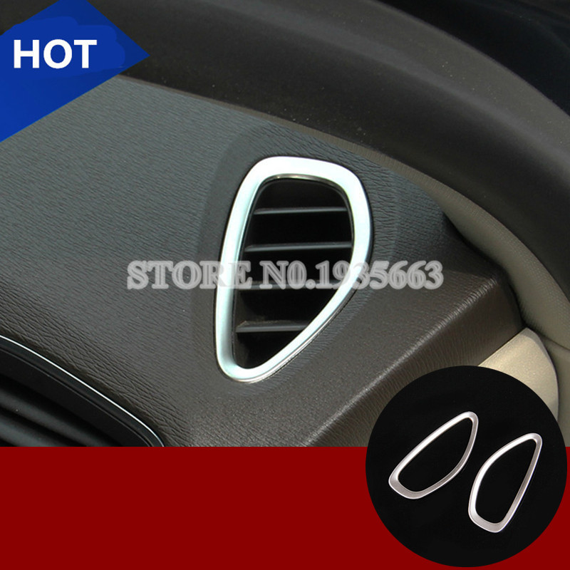 

For VOLVO V40 Interior Dashboard Air Vent Outlet Trim Cover 2012-2018 2pcs