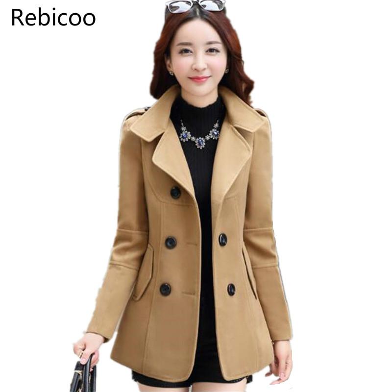 

Fashion Ladies woolen coat Winter cloths for women Imitation of cashmere South korea clothing Winter wool jacket woman, Orange