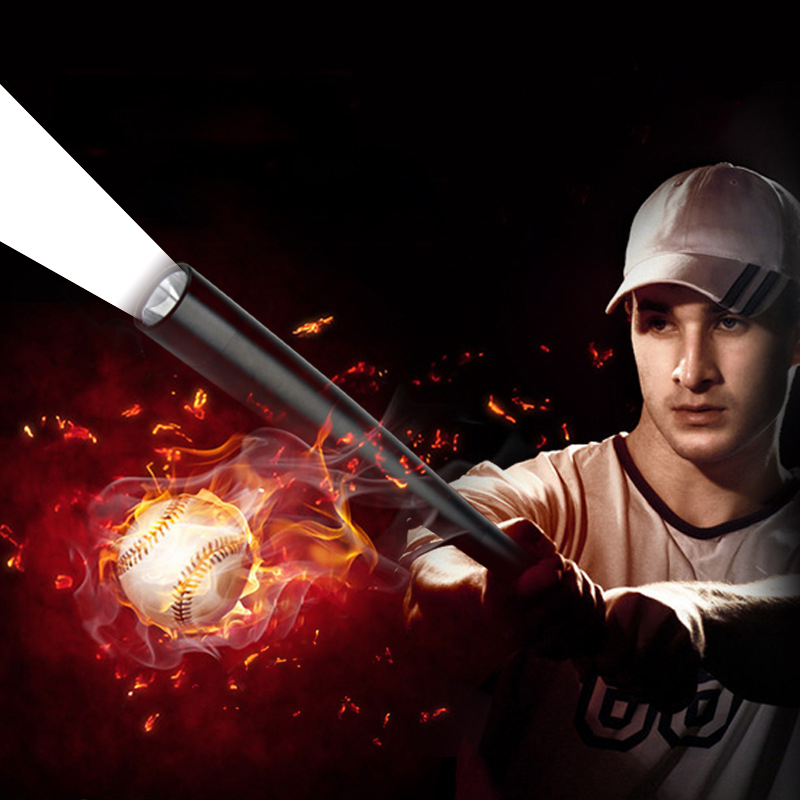 

Led Powerbank Rechargable Tactical Torch Powerful,Hard Light Usb Charger Bank Resistant,Power Defense Built