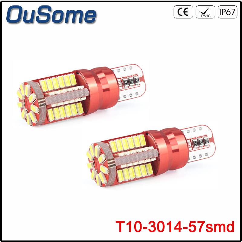 

Car Clearance Lights Reading Lamp 57 SMD Auto Interior Dome Door Bulb Accessories Trunk light 6000K led bulb t10 W5W CANBUS, As pic