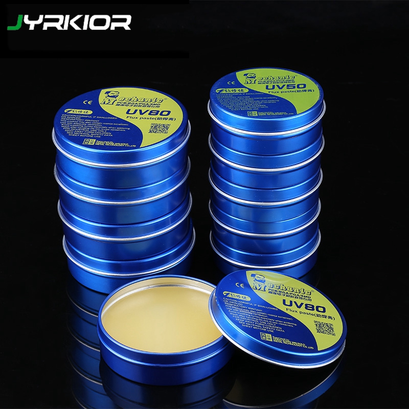 

Jyrkior MECHANIC MCN-UV80 No-clean Solder Paste Flux Soldering Tin BGA Electric Welding Flux for PCB BGA SMD