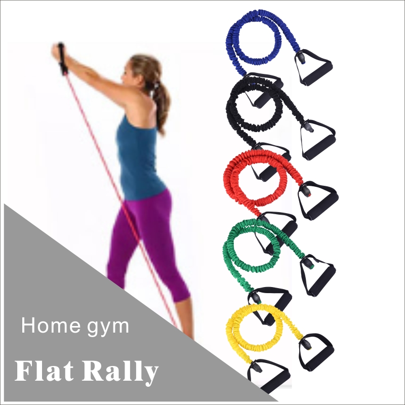 

120cm Yoga Pull Rope Elastic Resistance Bands Fitness Rope Rubber Bands for Fitness Equipment Expander Exercise Tube Training