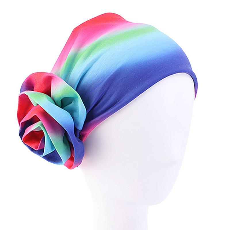 

Women Knot Headband Flowers Printed Elastic Headbands Hair Bands Female Turban Hair Accessories