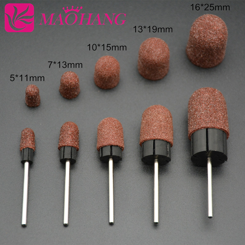 

Remove Calluses Nail Art Sanding Caps for Manicure Pedicure Electric Nail Drill Machine Tools