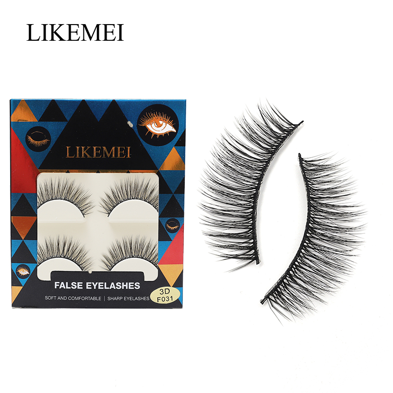 

likemei Eyelashes 3Pcs 3D imitation hairs false eyelashes naturally extend small bunches of fluffy eyelashes