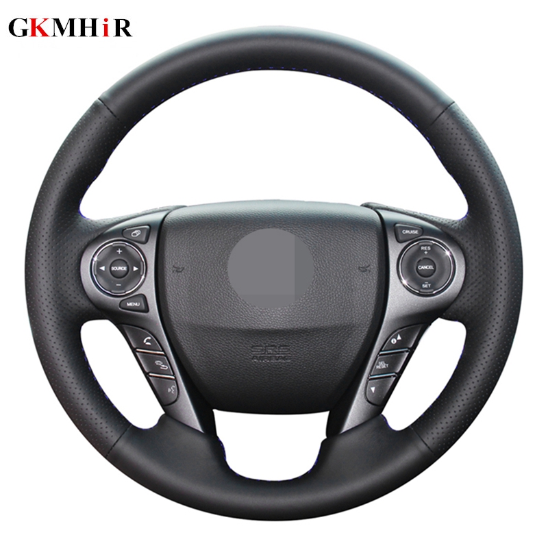

Artificial Leather DIY Car Steering Wheel Cover for Honda Crosstour 2013 2014 2015 Accord 9 2013 2014 2015 2016 2017