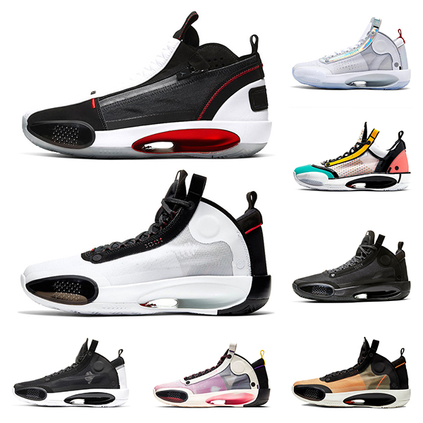

Jumpman Mens basketball shoes 34 XXXIV BAYOU BOYS Black Cat Blue Void Crispy INFRARED Red Orbit 34s men sports sneakers
