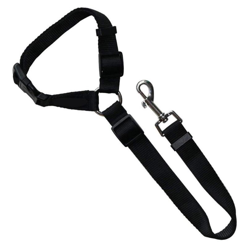

Dual Purpose Vehicle Rear Seat Traction Rope Safe Pet Car Strap Dog Leash Double-Ended Chain Dog Leash