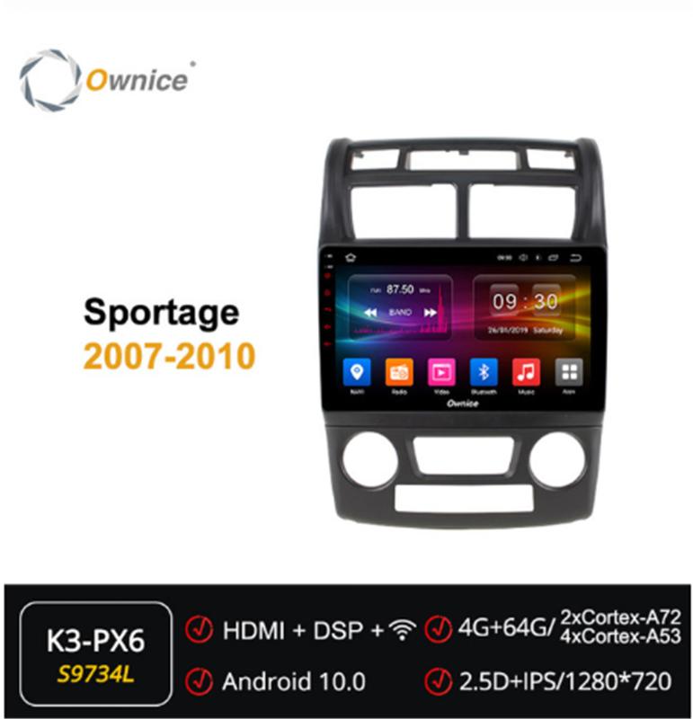 

Ownice Android 10.0 Octa core car radio for KIA Sportage 2007 - 2010 Car dvd gps player 360 Panorama DSP 4G LTE SPDIF