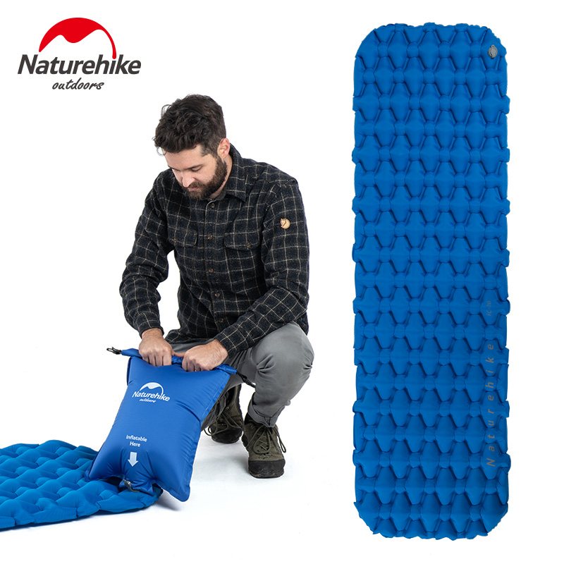 

Naturehike ultralight inflatable camping mat outdoor camp tent sleeping pad single air mattress