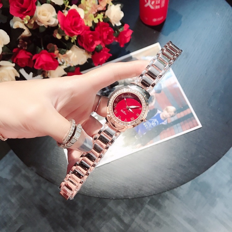 

2020 New Rose gold Three needle series luxury mens watches Roman numeral dial Quartz Watch designer watches ROLE Brand Fashion steel belt, Slivery;brown