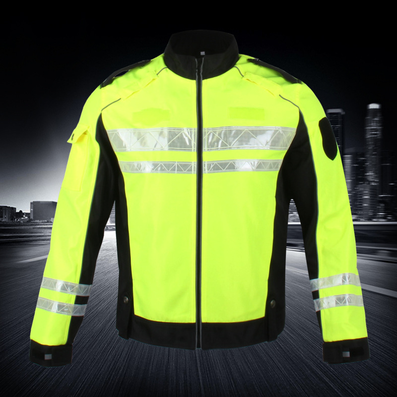 

Cycling Suit Reflective Protection Suit Winter Warm Up Thermal Fleece Cycling Jacket, Black