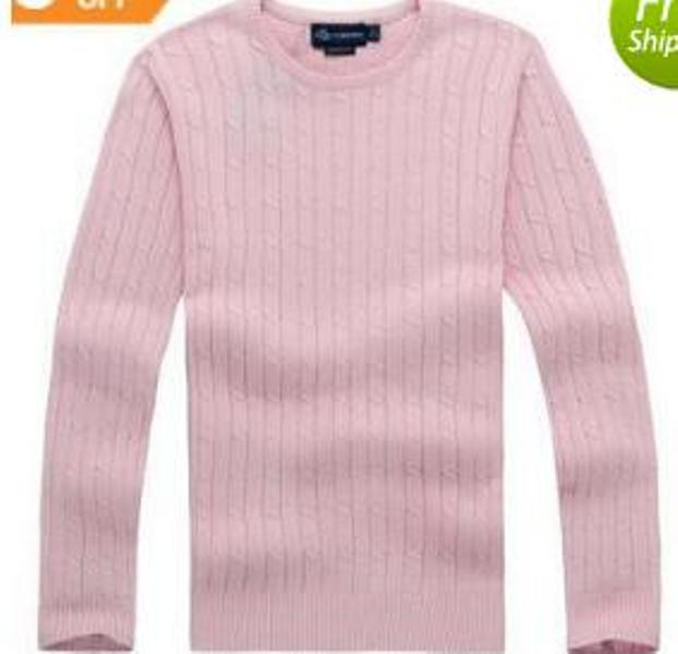 

2020 new high quality mile wile polo brand men's twist sweater knit cotton sweater jumper pullover sweater Small horse game, White