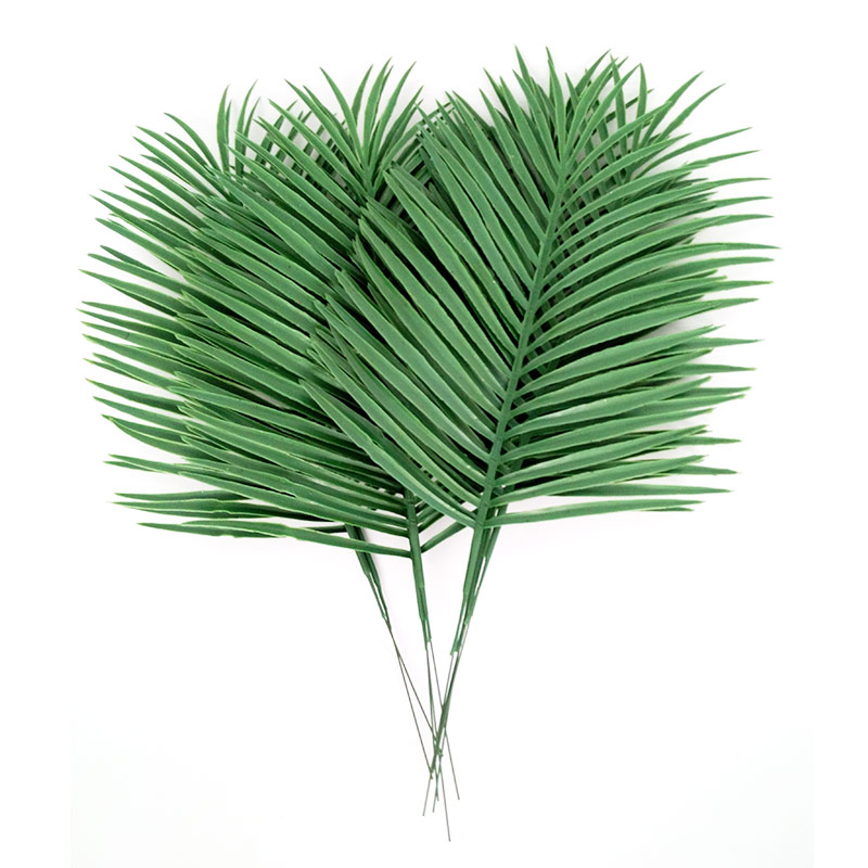 

Artificial palm leaves 10pcs Green plants Decorative / artificial flowers for decoration / wedding decoration 54cm long