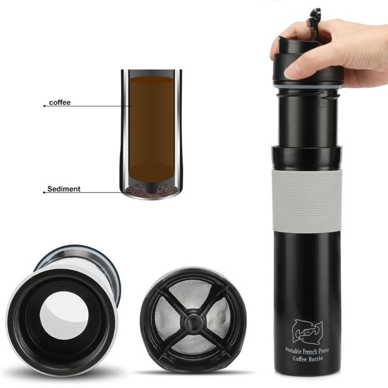 

Mini Coffee Machine Manual Coffee Maker Portable Pressure Espresso Maker Handheld Espresso for Home ICOCO
